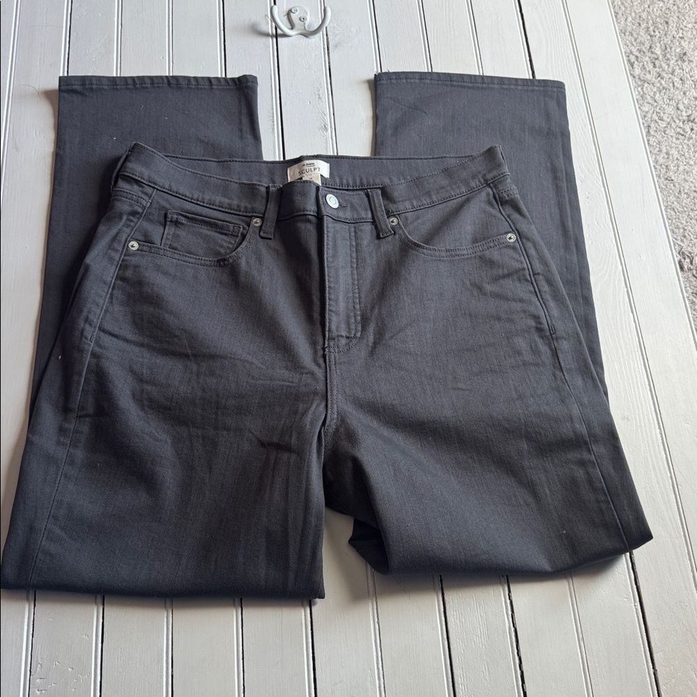 M Jeans By Maurices Charcoal Straight Leg Jeans Short - Picture 2 of 10